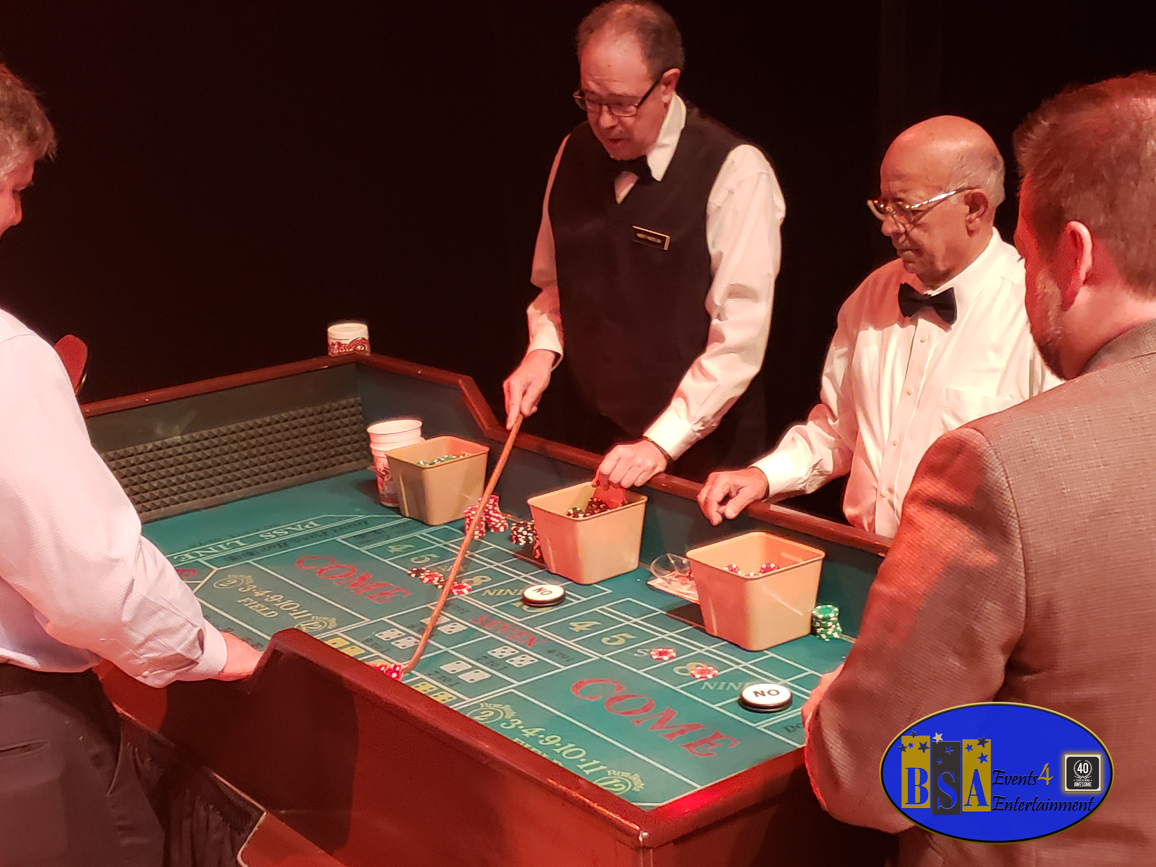 Craps table rental — BSA Events Metro Detroit