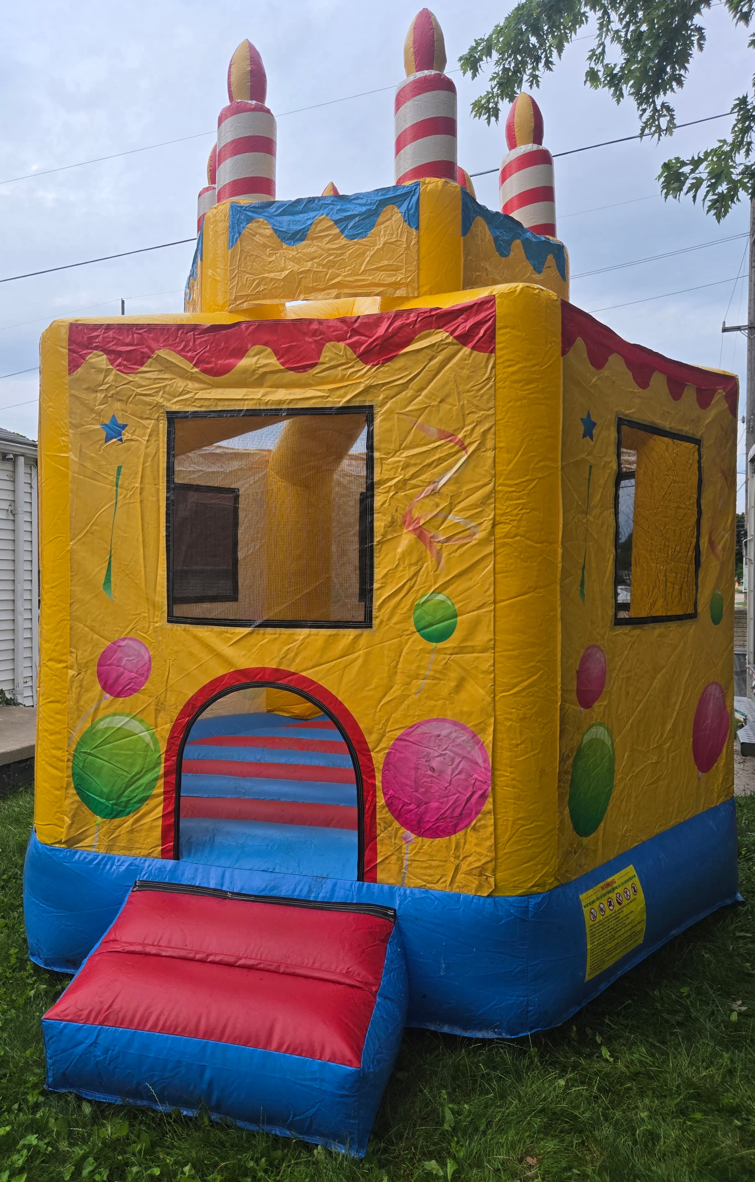 Birthday Cake Bouncer (small) rental — BSA Events Metro Detroit