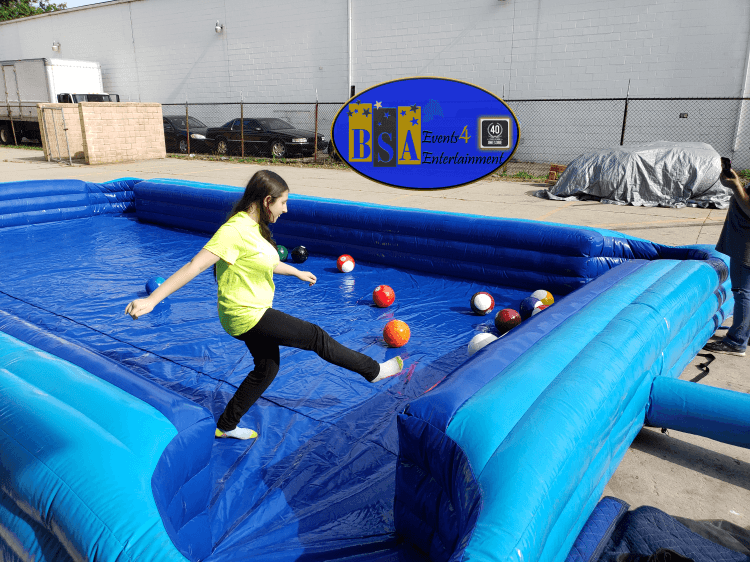 Giant Soccer Billiards (Pool) inflatable rental photo — BSA Events