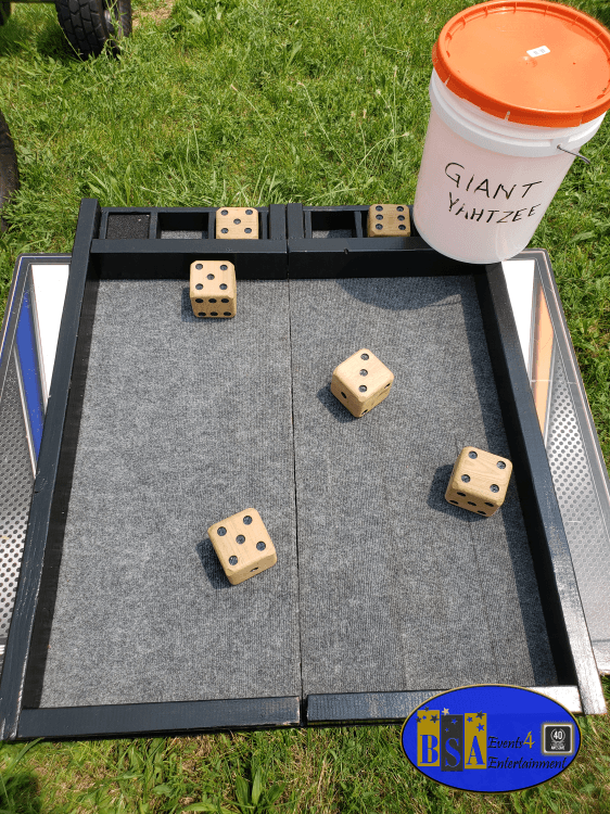 Giant Yahtzee rental photo — BSA Events